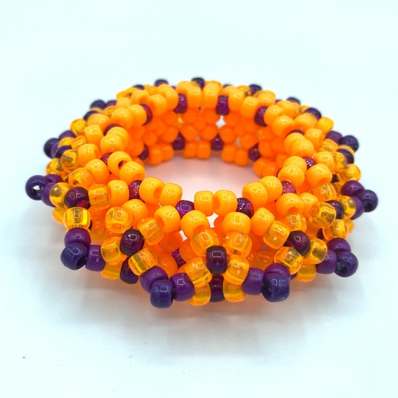 ❌SOLD❌ 🧡💜 “Spyro” Kandi Cuff - Picture 6 of 6